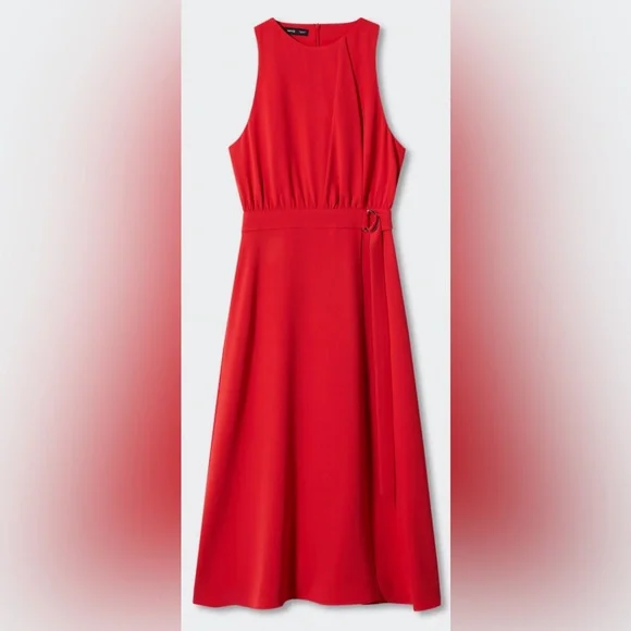 Mango Belt detail dress NWT - Picture 4 of 5